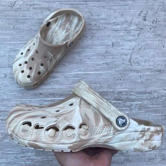 Чоловічі Crocs Baya Marbled Clog Chai/Multi — фото 9