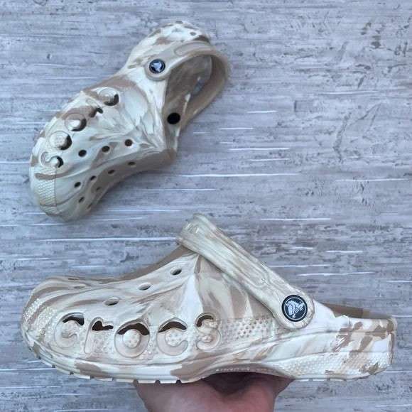 Чоловічі Crocs Baya Marbled Clog Chai/Multi — фото 10