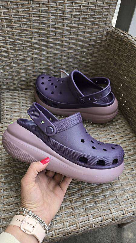 Жіночі Crocs Classic Crush Clog Dark Iris/Multi — фото 5