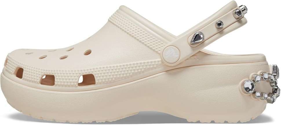 Жіночі Crocs Classic Platform Tiara Clog Dew Bone — фото 13