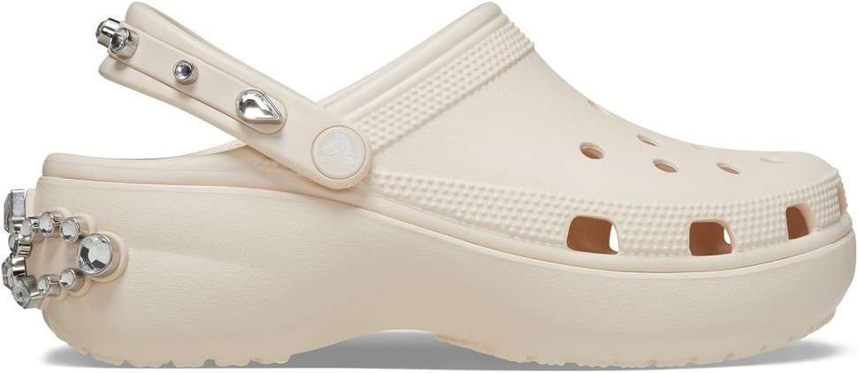 Жіночі Crocs Classic Platform Tiara Clog Dew Bone — фото 14