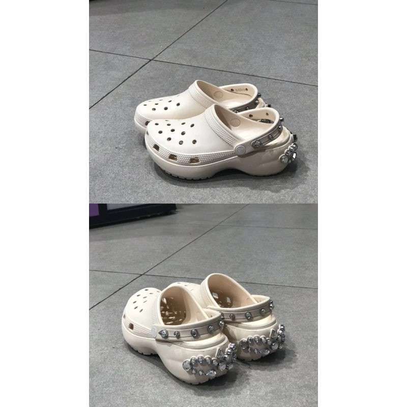 Жіночі Crocs Classic Platform Tiara Clog Dew Bone — фото 3
