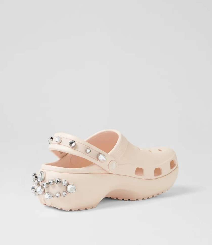 Жіночі Crocs Classic Platform Tiara Clog Dew Bone — фото 9