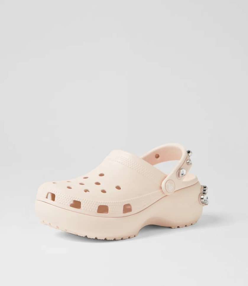 Жіночі Crocs Classic Platform Tiara Clog Dew Bone — фото 10