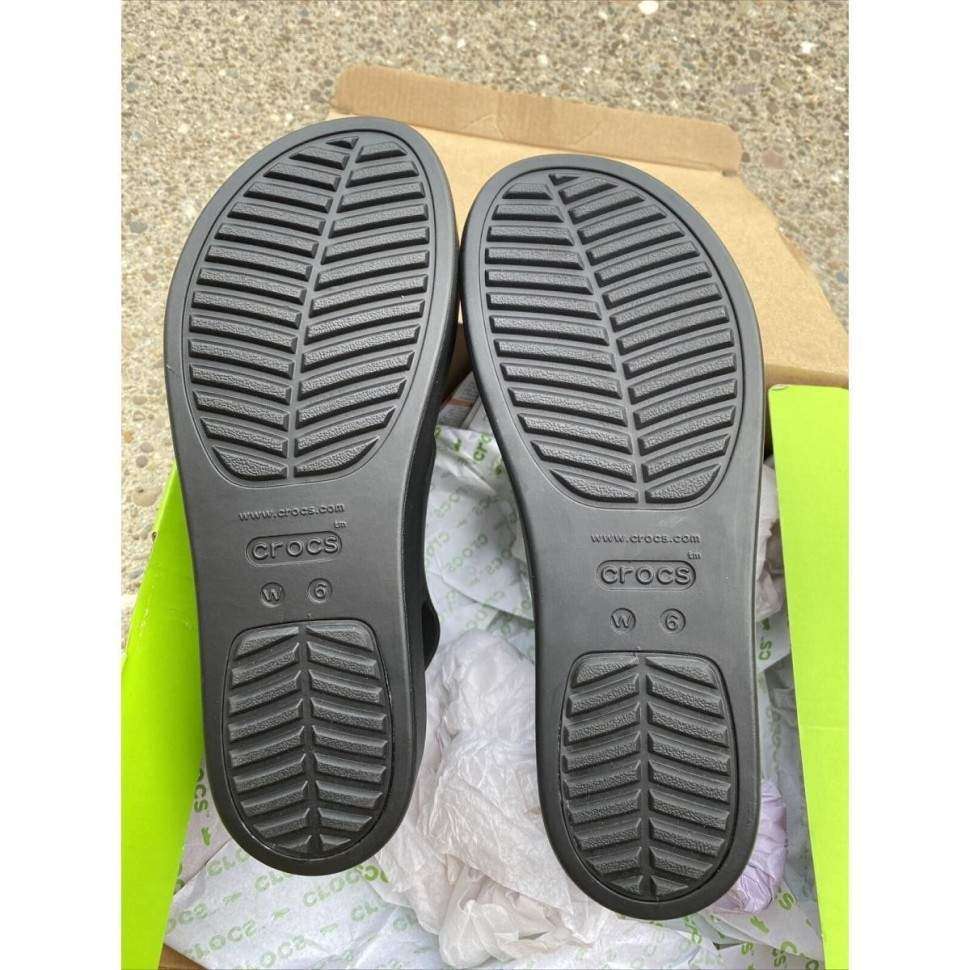 Жіночі Сіндалі Crocs Brooklyn Low Wedge Black/Black — фото 10