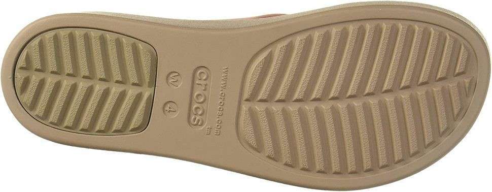 Жіночі Сіндалі Crocs Brooklyn Low Wedge Pale Blush / Mushroom — фото 8
