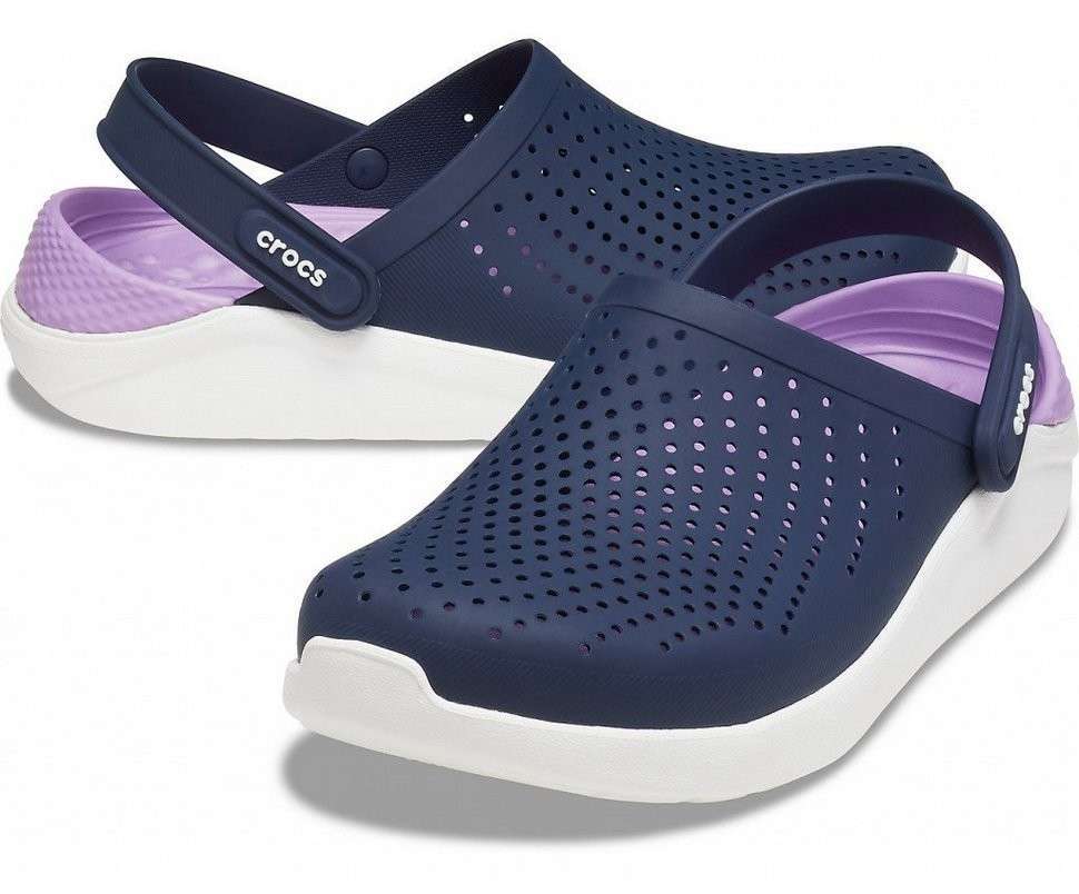 Жіночі Crocs LiteRide Clog Navy/Orchid — фото 1