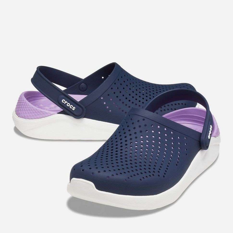 Жіночі Crocs LiteRide Clog Navy/Orchid — фото 12