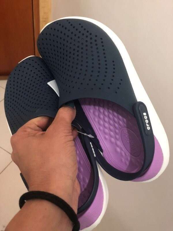 Жіночі Crocs LiteRide Clog Navy/Orchid — фото 3