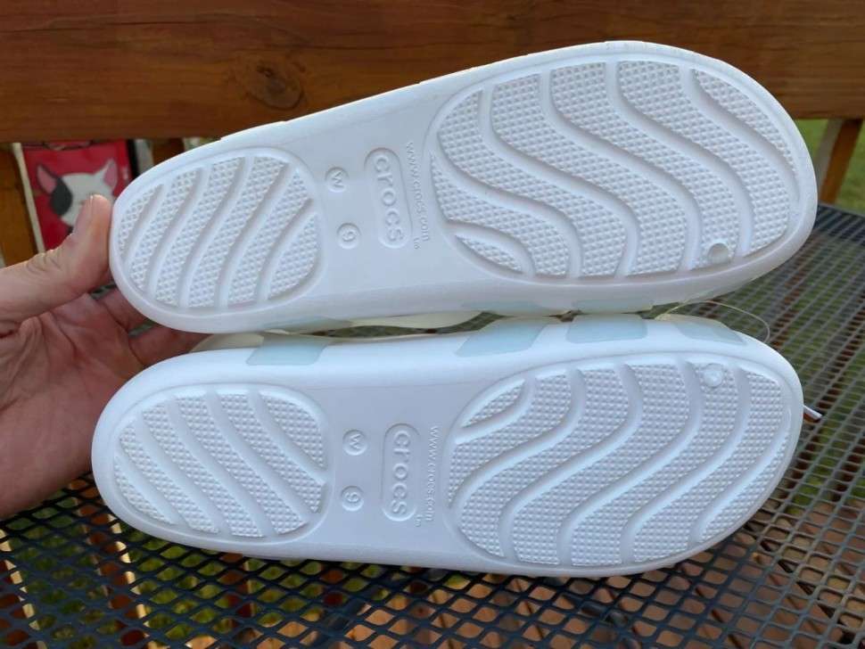 Жіночі Сандалі Crocs Splash Glossy Fisherman White/White — фото 8