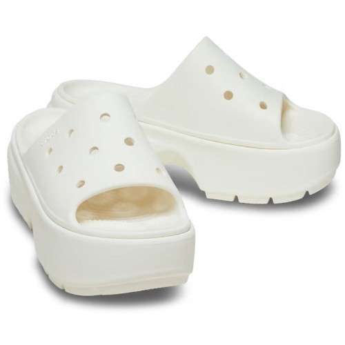 Жіночі шльопанці Crocs Stomp Slide Chalk
