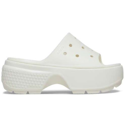 Жіночі шльопанці Crocs Stomp Slide Chalk — фото 11