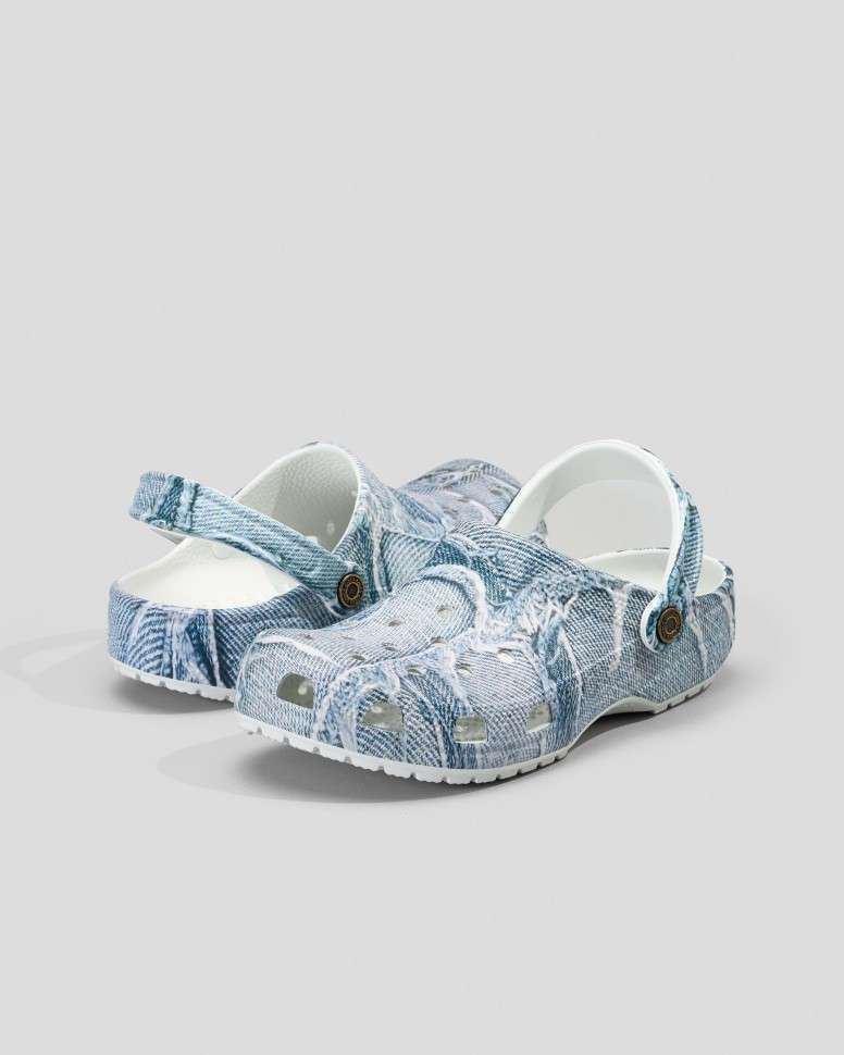Жіночі Crocs Classic Denim Clog Light — фото 12