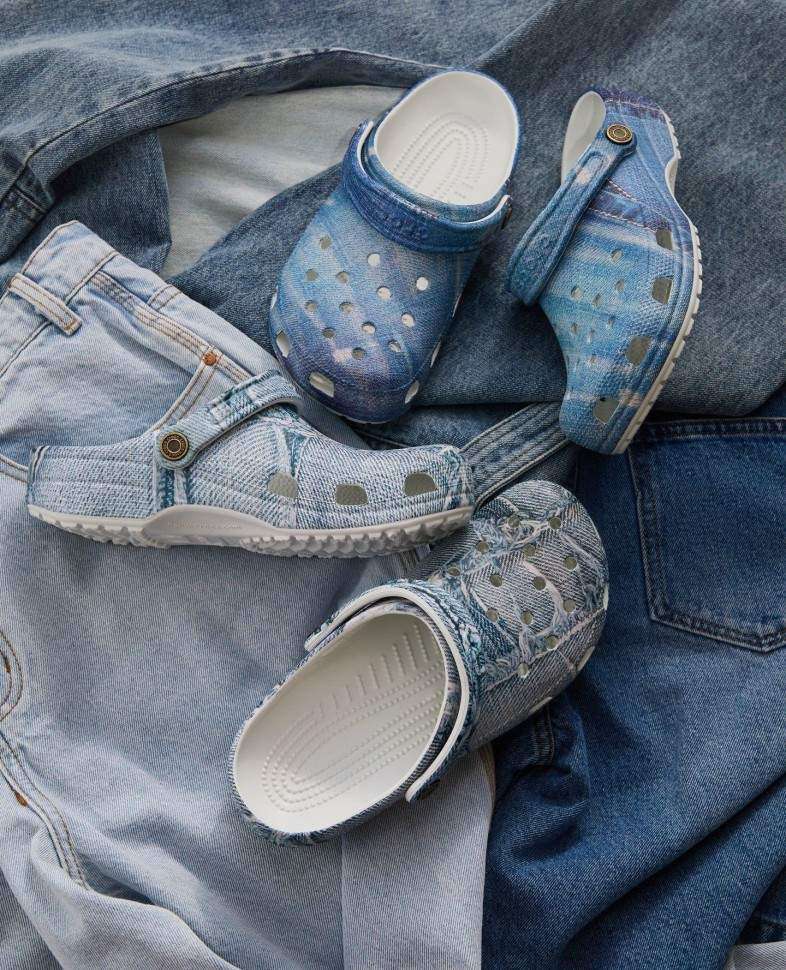 Жіночі Crocs Classic Denim Clog Light — фото 3