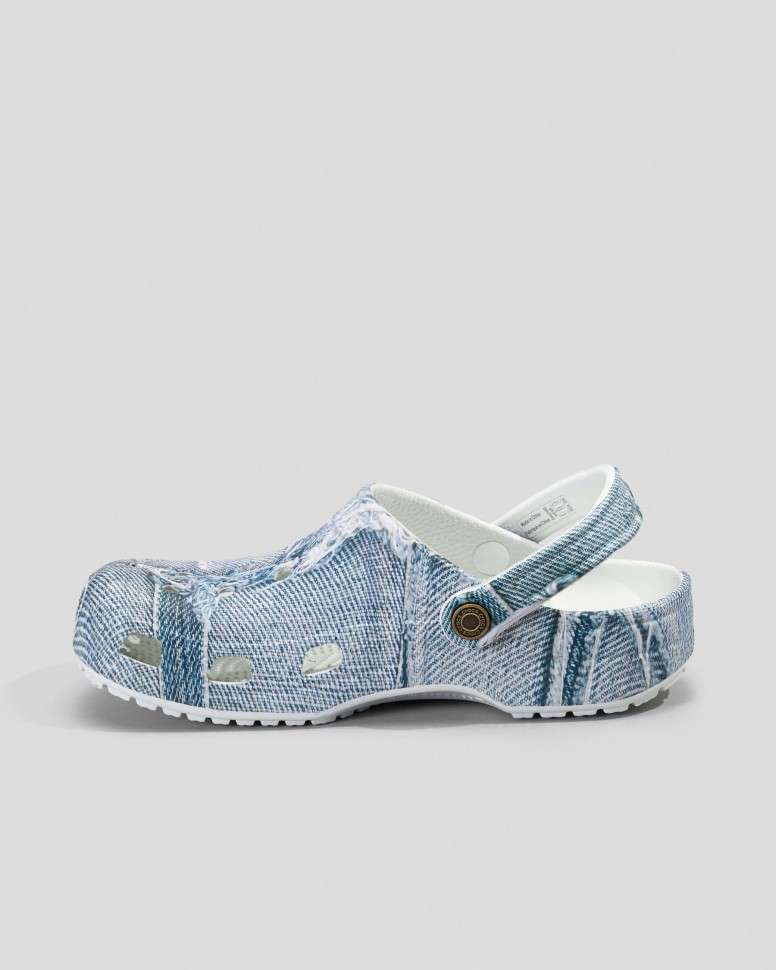 Жіночі Crocs Classic Denim Clog Light — фото 9
