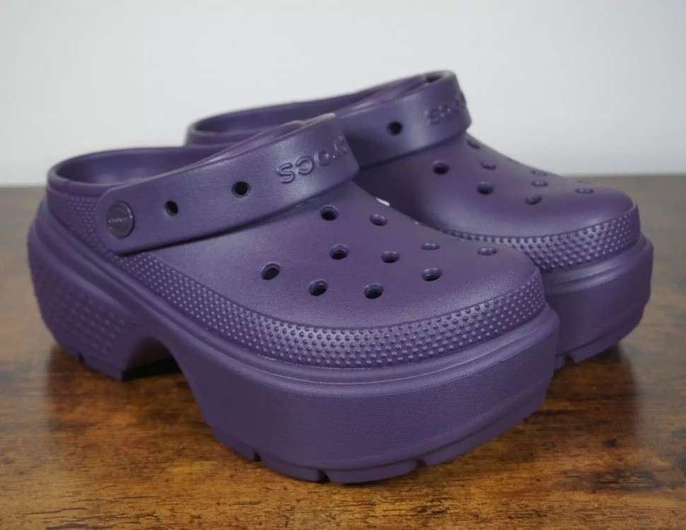 Жіночі Crocs Stomp Clog Dark Iris — фото 5