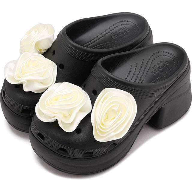 Жіночі Crocs Siren Clog Rosette Black — фото 2