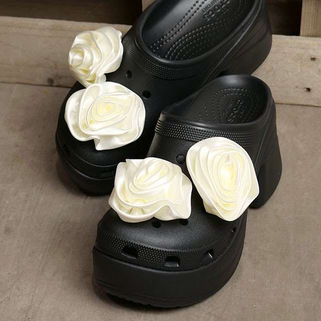 Жіночі Crocs Siren Clog Rosette Black — фото 5