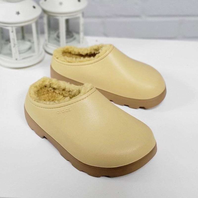 Жіночі Crocs утеплені Dylan Lined Clog Wheat — фото 2