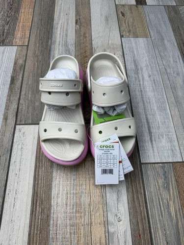 Жіночі Сандалі Crocs Mega Crush Tonal Sandal stucco — фото 4