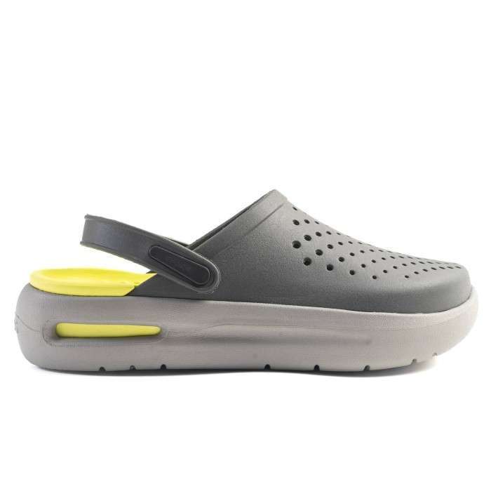 Crocs Лайтрайд Клог Ємоушен Сірі InMotion Clog Grey/Light Green