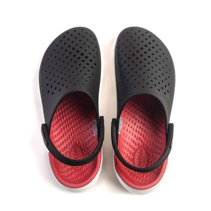 Crocs Ємойшн Клог Чорні з Червоним InMotion Clog Red/black — фото 12