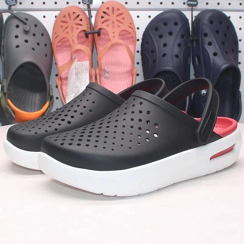 Crocs Ємойшн Клог Чорні з Червоним InMotion Clog Red/black — фото 4