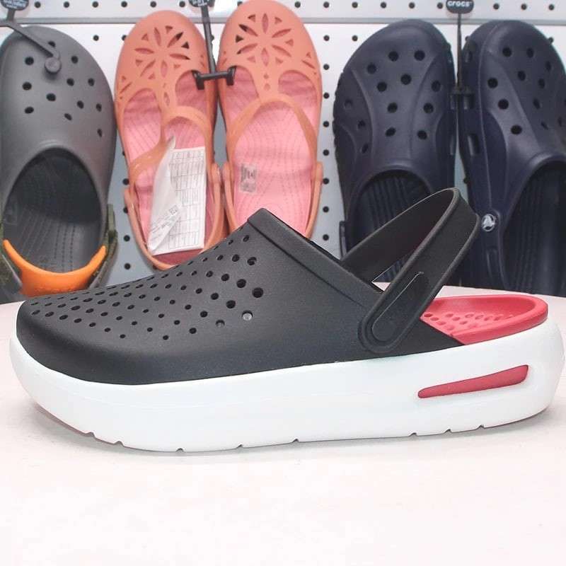 Crocs Ємойшн Клог Чорні з Червоним InMotion Clog Red/black — фото 5