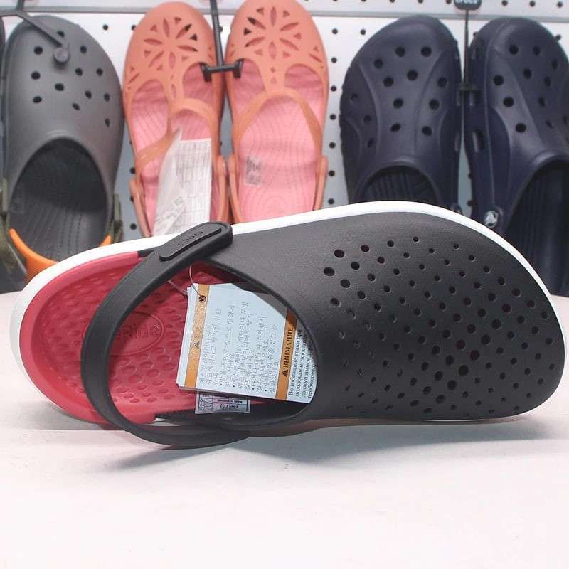 Crocs Ємойшн Клог Чорні з Червоним InMotion Clog Red/black — фото 7
