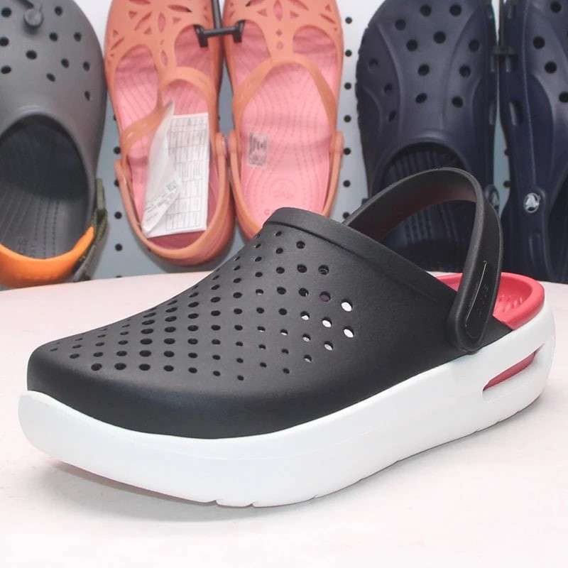 Crocs Ємойшн Клог Чорні з Червоним InMotion Clog Red/black — фото 9