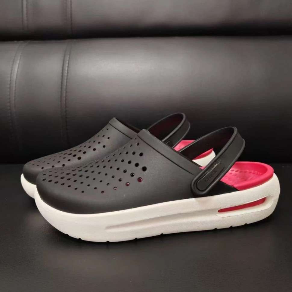 Crocs Ємойшн Клог Чорні з Червоним InMotion Clog Red/black — фото 10