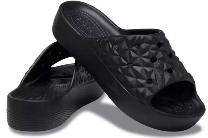 Жіночі шльопанці Crocs Slade Geometric Black