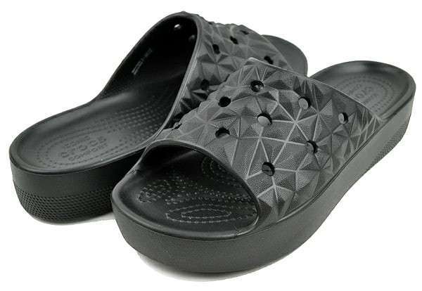 Жіночі шльопанці Crocs Slade Geometric Black — фото 3