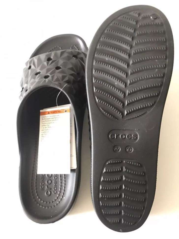 Жіночі шльопанці Crocs Slade Geometric Black — фото 7