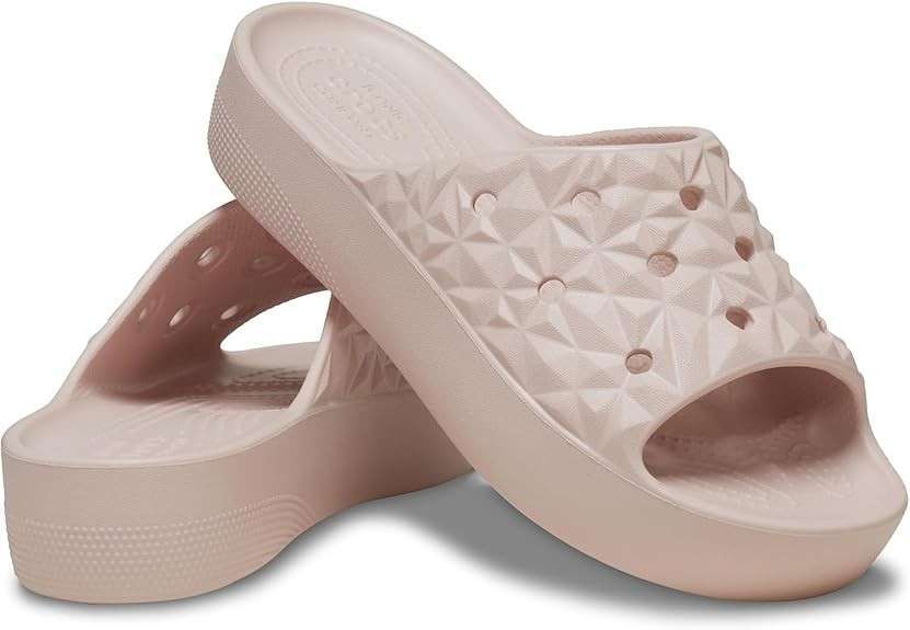 Жіночі шльопанці Crocs Slade Geometric Bone — фото 1