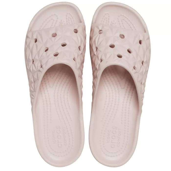 Жіночі шльопанці Crocs Slade Geometric Bone — фото 11
