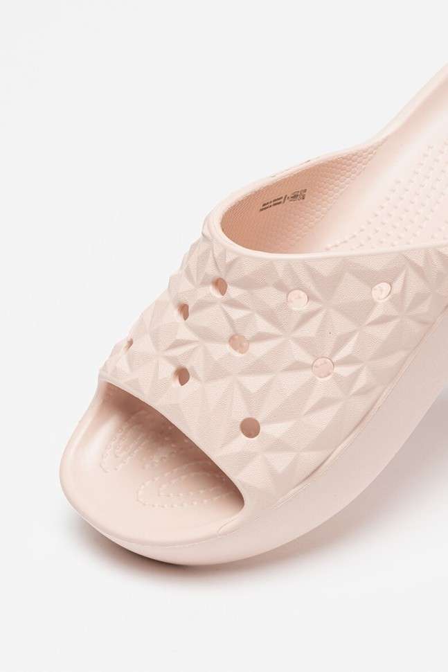 Жіночі шльопанці Crocs Slade Geometric Bone — фото 3