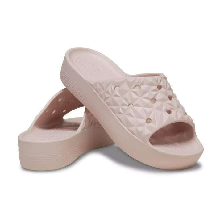 Жіночі шльопанці Crocs Slade Geometric Bone — фото 9
