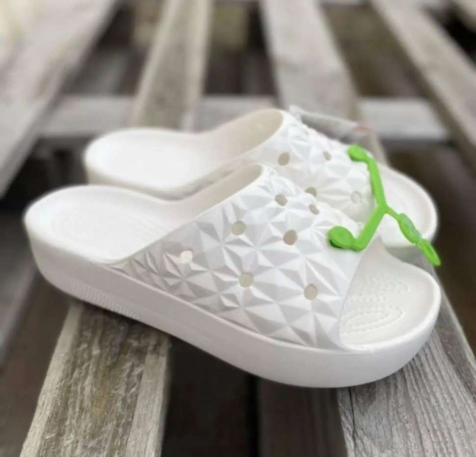 Жіночі шльопанці Crocs Slade Geometric White