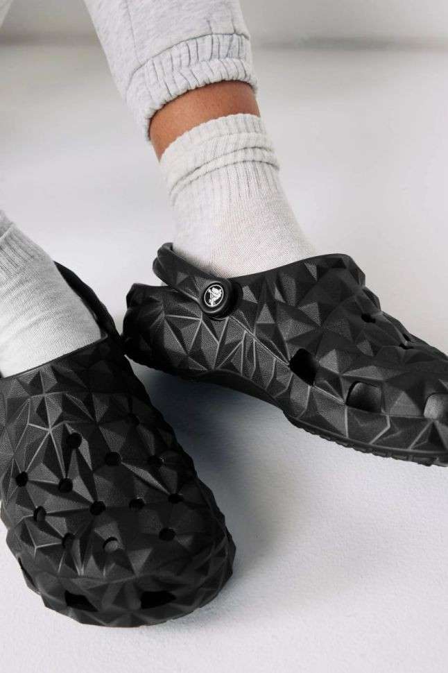 Crocs Геометрік Чорні Geometric Clog Black — фото 11