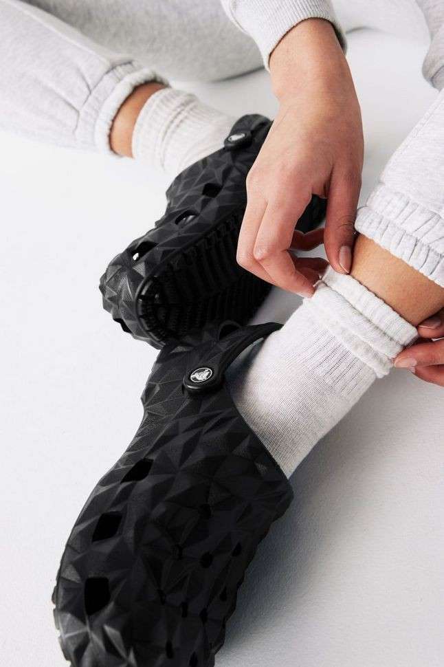 Crocs Геометрік Чорні Geometric Clog Black — фото 12