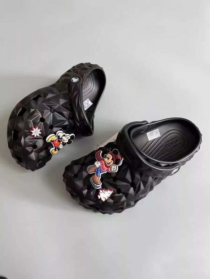 Crocs Геометрік Чорні Geometric Clog Black — фото 13