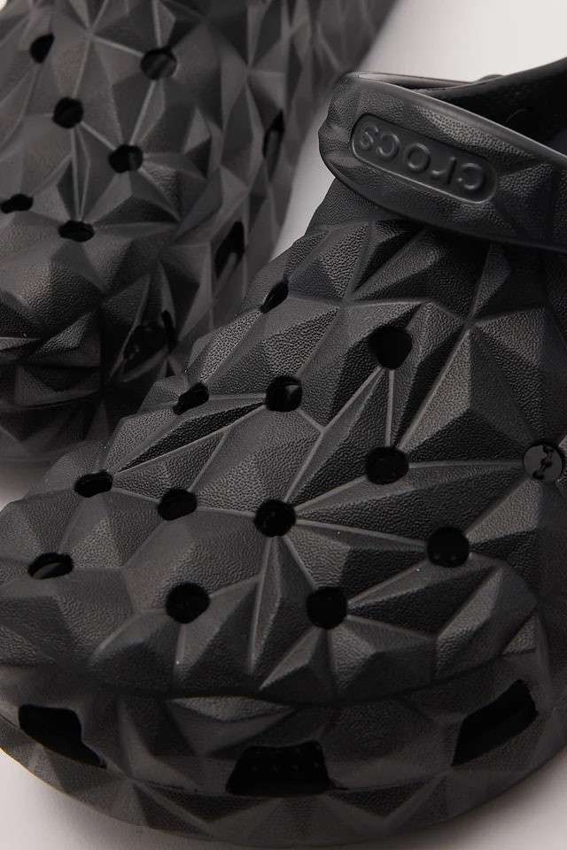 Crocs Геометрік Чорні Geometric Clog Black — фото 3
