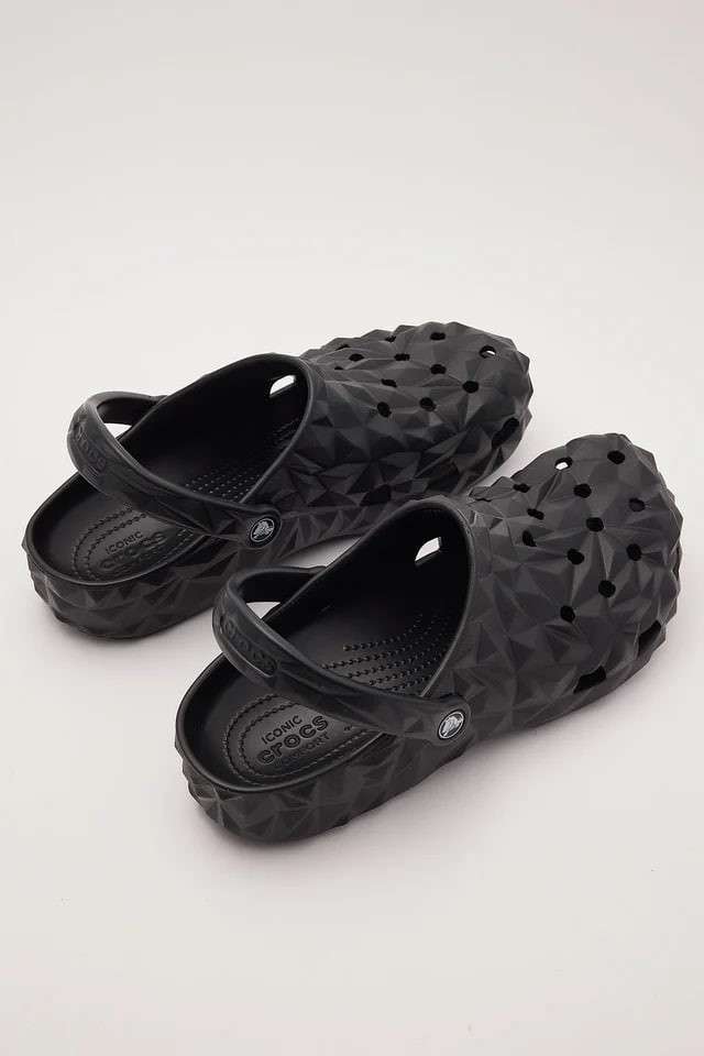 Crocs Геометрік Чорні Geometric Clog Black — фото 5