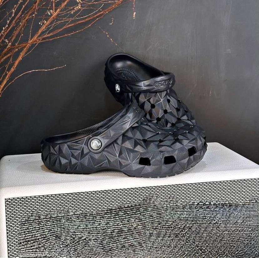 Crocs Геометрік Чорні Geometric Clog Black — фото 8