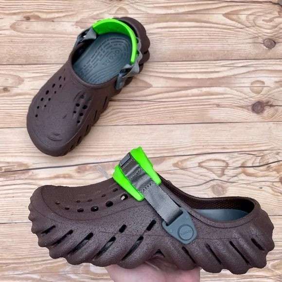 Чоловічі Crocs Echo Sandstorm Clog Coffee/Multi — фото 11