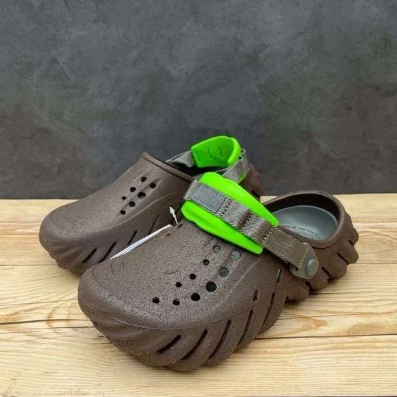Чоловічі Crocs Echo Sandstorm Clog Coffee/Multi — фото 12