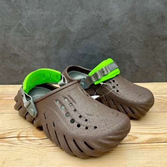 Чоловічі Crocs Echo Sandstorm Clog Coffee/Multi — фото 8