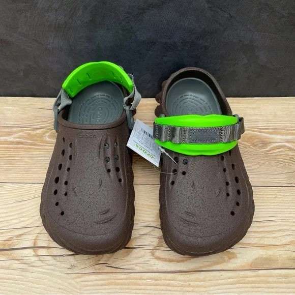 Чоловічі Crocs Echo Sandstorm Clog Coffee/Multi — фото 9
