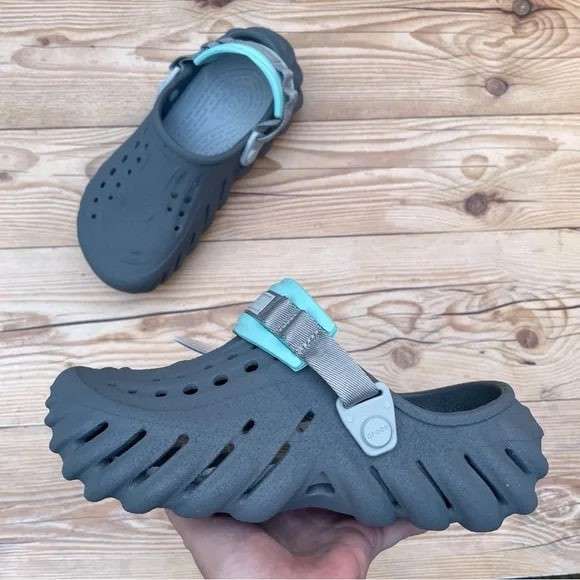 Чоловічі Crocs Echo Clog Sandstorm Slate Grey/Multi — фото 10